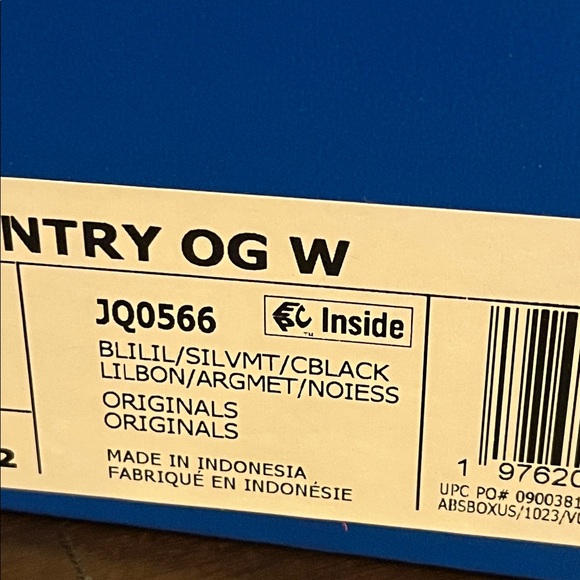 Adidas Country OG Shoes Sneakers JQ0566 new Lilac Silver Metallic Women’s Sizes - Picture 13 of 13